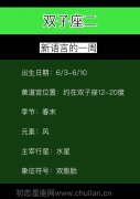 双子座二：新语言的一周「6.3-6.10」