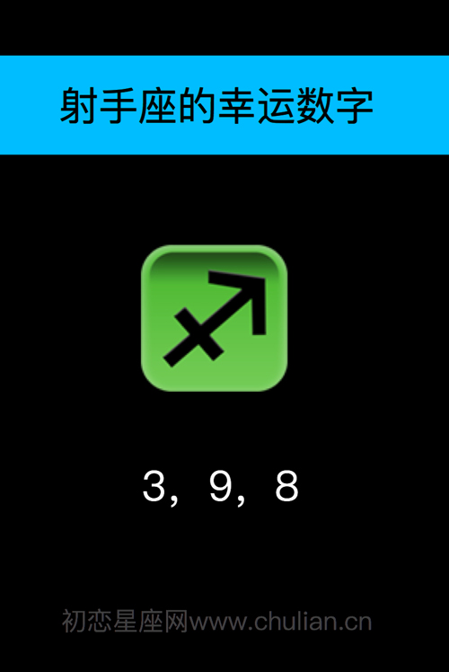 射手座的幸运数字